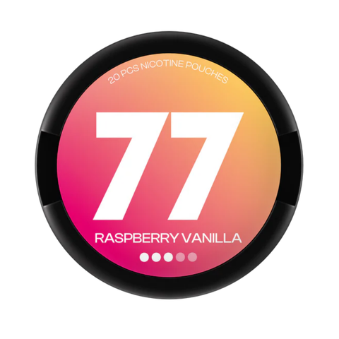77 nikotinpåsar Raspberry & Vanilla