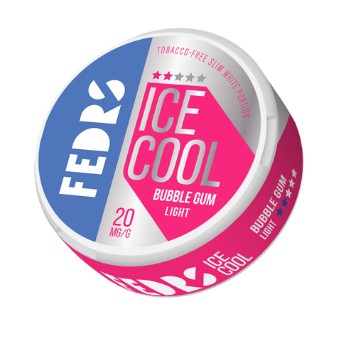Fedrs Ice Cool Light Bubbla Gum
