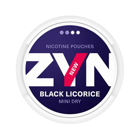 Zyn Mini Dry Black Licorice 3 mg