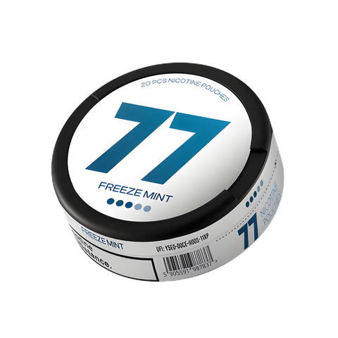 77 Nicotine Pouches Freeze Mint